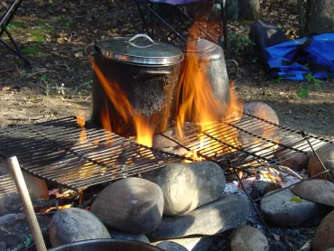 Kochen am Lagerfeuer