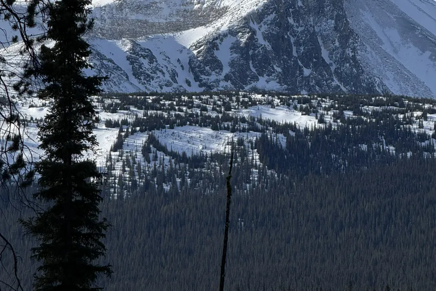Winter peak in Jasper